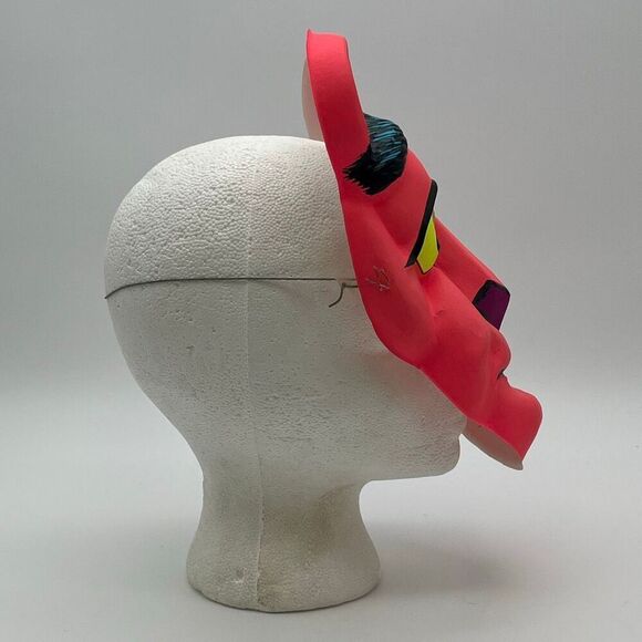 Vtg 1972 Pink Panther Child’s Halloween Costume Mask United Artists Flaws Stains - Picture 3 of 16